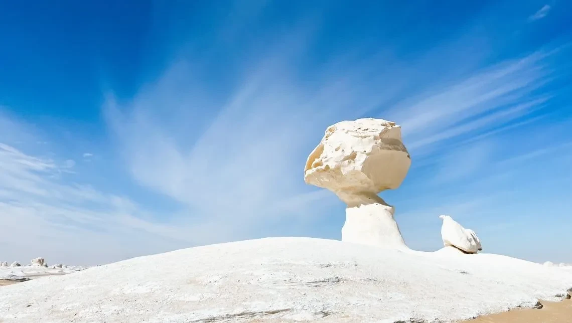 Scenic White Desert landscape
